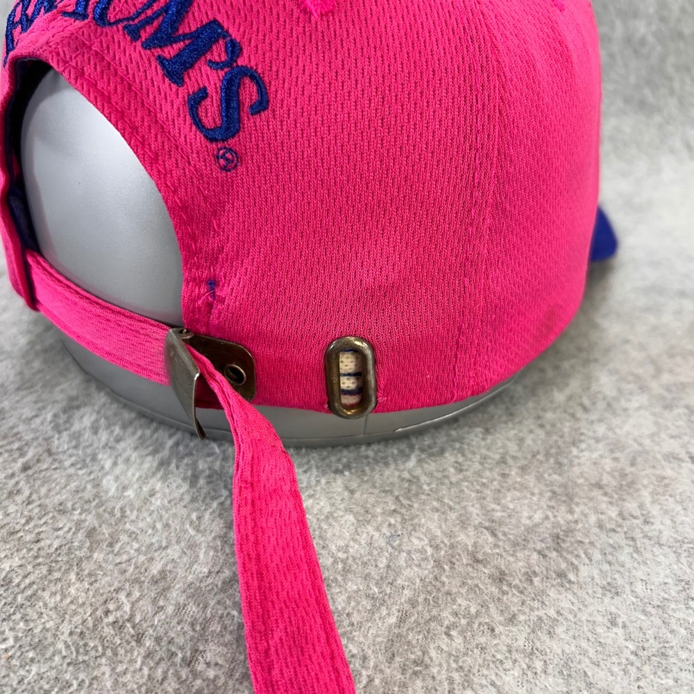 Braums Ice Cream Cone Adult Blue Pink Hat Adjustable Mesh Strapback OSFM - Picture 7 of 12